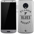 NHL St. Louis Blues Black Text Moto G6 Skin