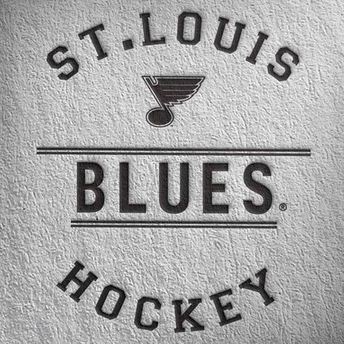 NHL St. Louis Blues Black Text Moto G6 Skin