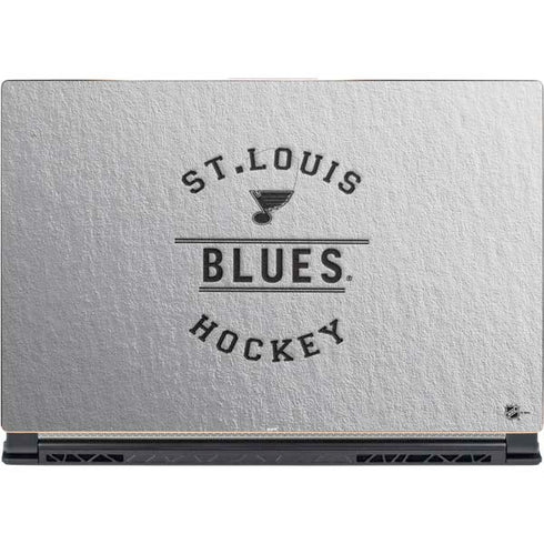 NHL St. Louis Blues Black Text MSI GS65 Stealth Laptop Skin