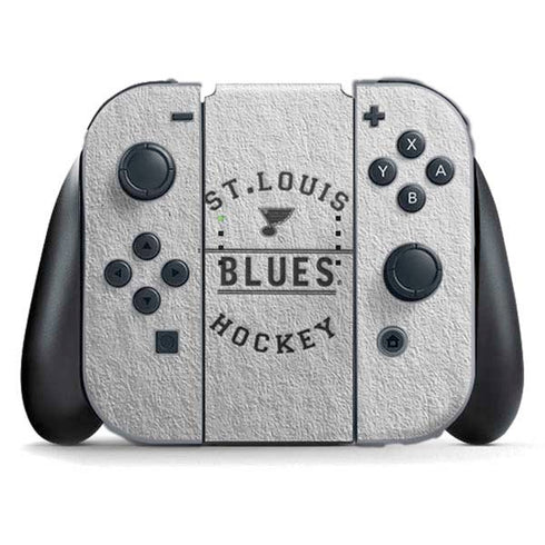 NHL St. Louis Blues Black Text Nintendo Switch (2017-2021) Joy-Con Controller Skin
