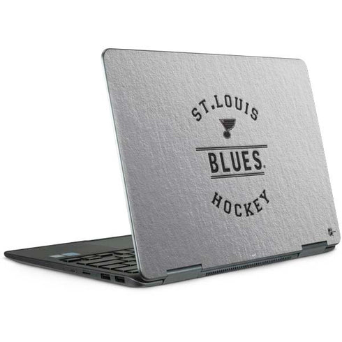 NHL St. Louis Blues Black Text Notebook 9 Pro 13in (2017) Skin