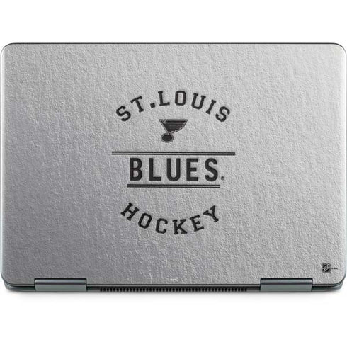 NHL St. Louis Blues Black Text Notebook 9 Pro 13in (2017) Skin