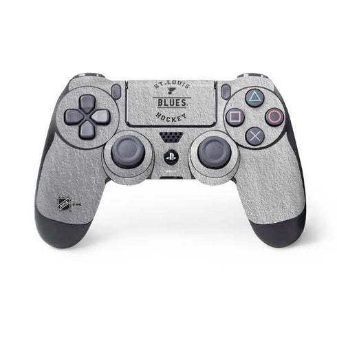 NHL St. Louis Blues Black Text PS4 Controller Skin