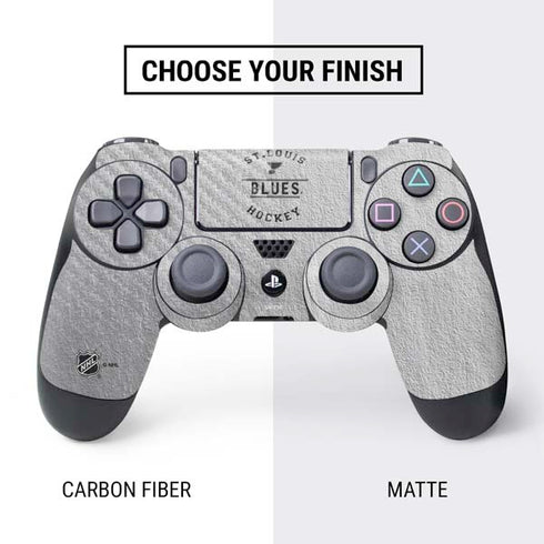 NHL St. Louis Blues Black Text PS4 Controller Skin
