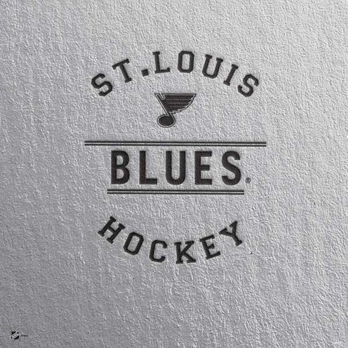 NHL St. Louis Blues Black Text PS4 Slim Skin