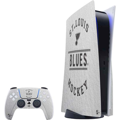 NHL St. Louis Blues Black Text PS5 Bundle Skin