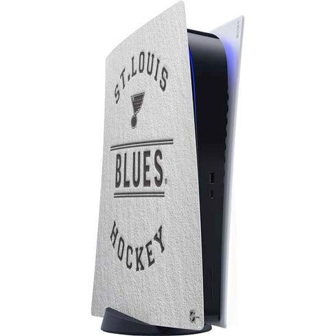 NHL St. Louis Blues Black Text PS5 Digital Edition Console Skin