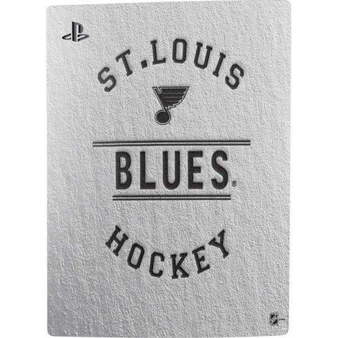 NHL St. Louis Blues Black Text PS5 Digital Edition Console Skin