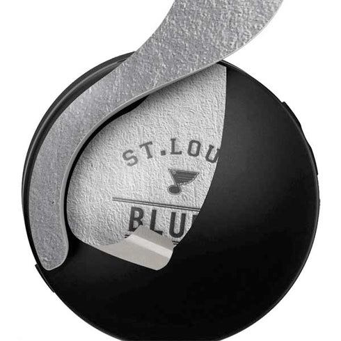 NHL St. Louis Blues Black Text PULSE 3D Wireless Headset for PS5 Skin