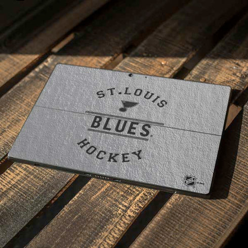 NHL St. Louis Blues Black Text Surface Pro 7 Skin