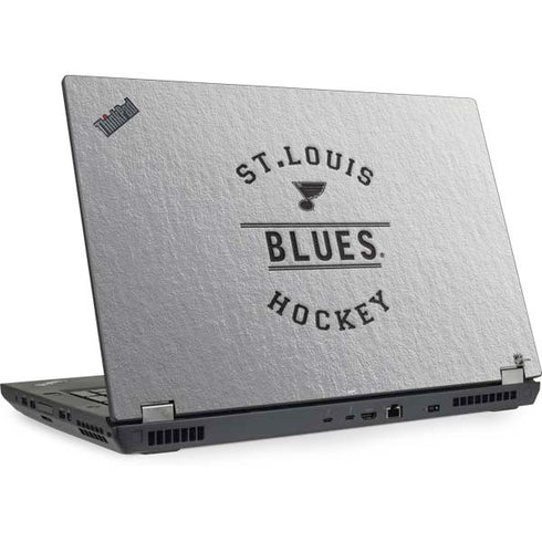 NHL St. Louis Blues Black Text Lenovo ThinkPad Skin
