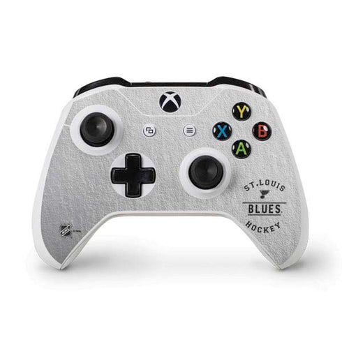 NHL St. Louis Blues Black Text Xbox One S Controller Skin