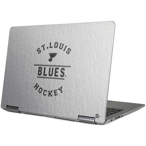 NHL St. Louis Blues Black Text Yoga 710 14in Skin