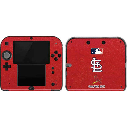 MLB St. Louis Cardinals - Solid Distressed Nintendo 2DS Skin