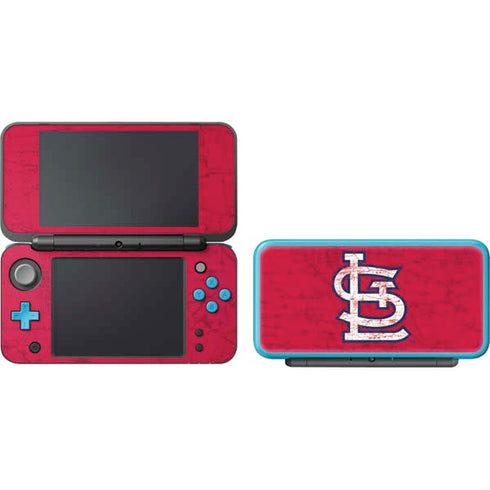 MLB St. Louis Cardinals - Solid Distressed Nintendo 2DS XL (2017) Skin