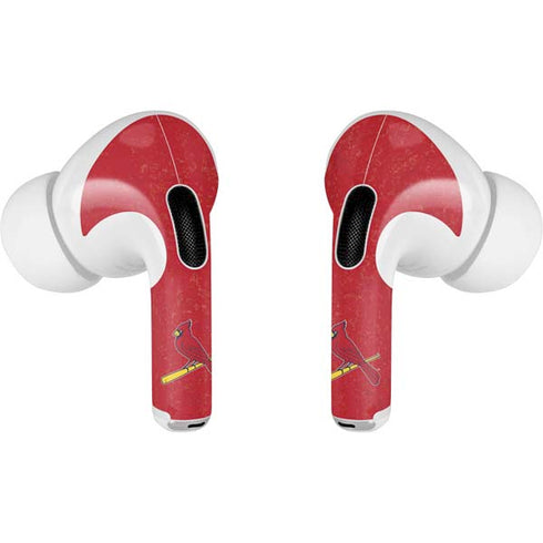 MLB St. Louis Cardinals - Solid Distressed AirPods Pro 2nd Gen Skin