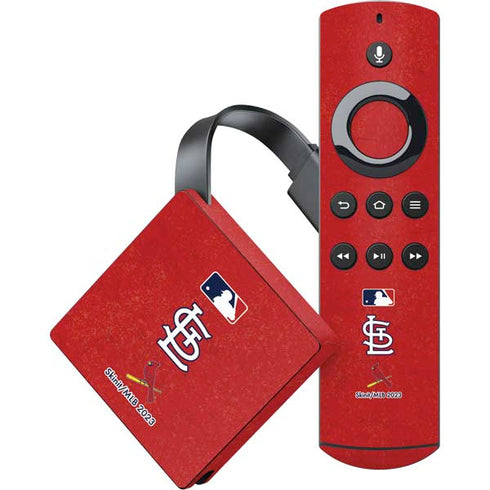 MLB St. Louis Cardinals - Solid Distressed Amazon Fire TV Skin