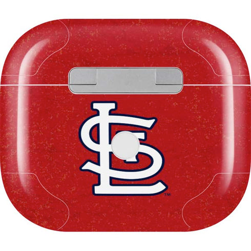 MLB St. Louis Cardinals - Solid Distressed Apple AirPods (3rd Gen 2021) Skin