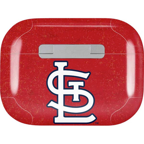 MLB St. Louis Cardinals - Solid Distressed Apple AirPods Pro Skin