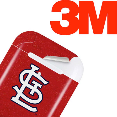 MLB St. Louis Cardinals - Solid Distressed Apple AirPods Skin