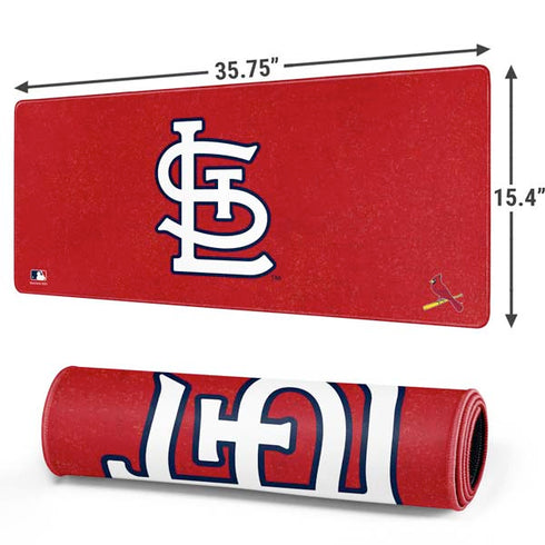 MLB St. Louis Cardinals - Solid Distressed Gaming Mouse Pad