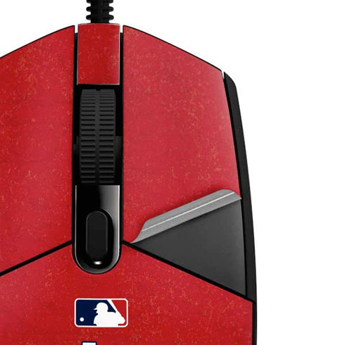 MLB St. Louis Cardinals - Solid Distressed G203 Prodigy RGB Wired Gaming Mouse Skin