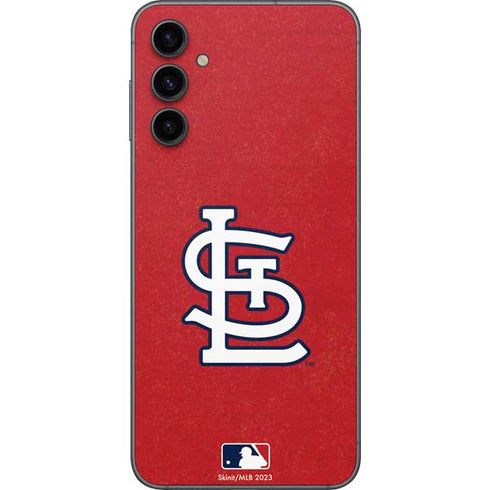 MLB St. Louis Cardinals - Solid Distressed Galaxy A14 5G Skin