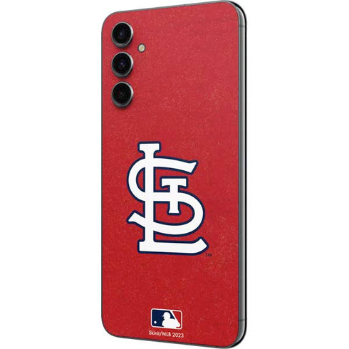 MLB St. Louis Cardinals - Solid Distressed Galaxy A14 5G Skin