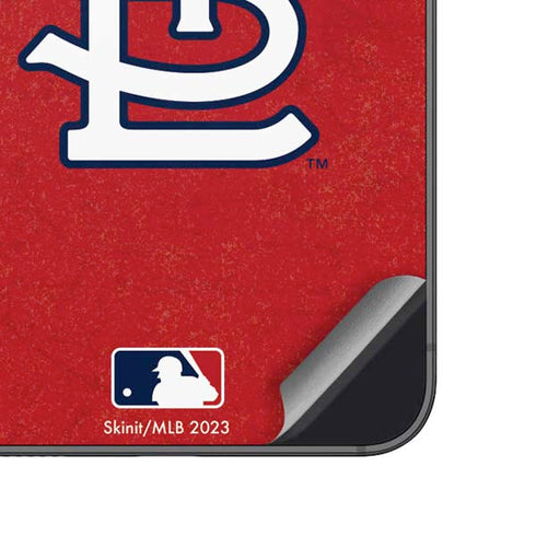 MLB St. Louis Cardinals - Solid Distressed Galaxy A14 5G Skin