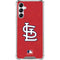 MLB St. Louis Cardinals - Solid Distressed Galaxy A15 5G Clear Case
