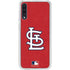 MLB St. Louis Cardinals - Solid Distressed Galaxy A50 Clear Case
