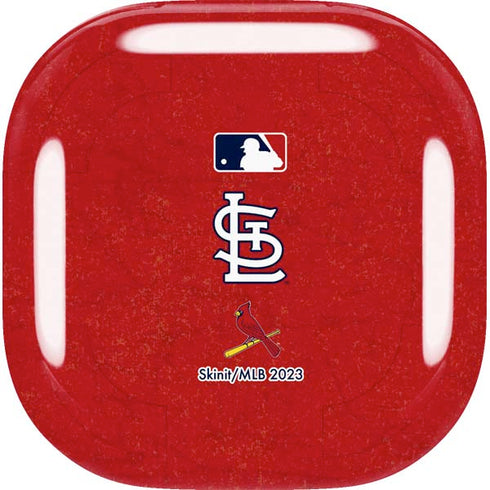 MLB St. Louis Cardinals - Solid Distressed Galaxy Buds Live Skin