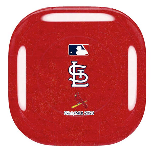 MLB St. Louis Cardinals - Solid Distressed Galaxy Buds Live Skin