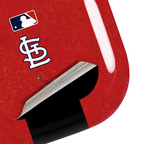 MLB St. Louis Cardinals - Solid Distressed Galaxy Buds Live Skin