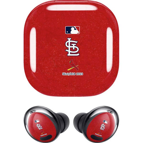 MLB St. Louis Cardinals - Solid Distressed Galaxy Buds Pro Skin