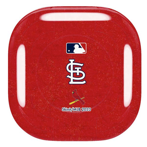 MLB St. Louis Cardinals - Solid Distressed Galaxy Buds Pro Skin