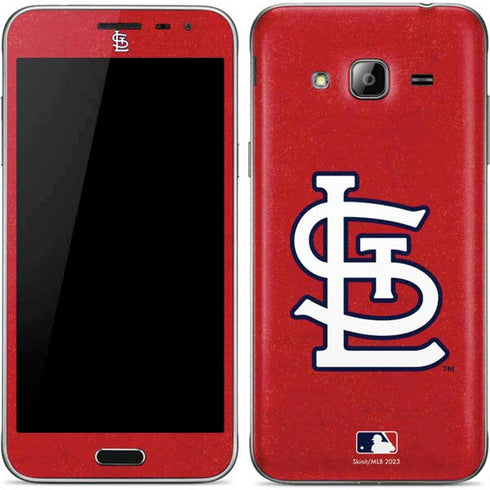 MLB St. Louis Cardinals - Solid Distressed Galaxy J3 Skin
