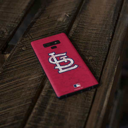 MLB St. Louis Cardinals - Solid Distressed Galaxy Note 9 Skin