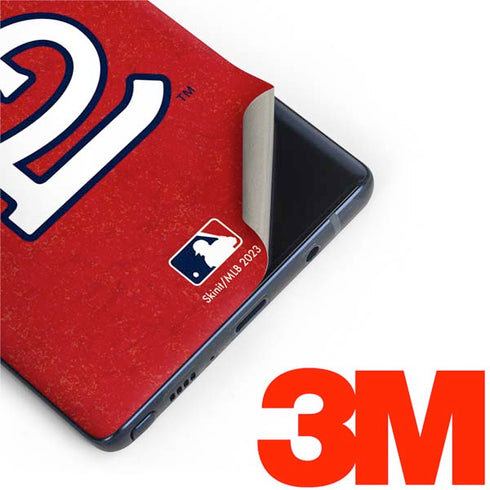 MLB St. Louis Cardinals - Solid Distressed Galaxy Note 9 Skin