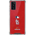 MLB St. Louis Cardinals - Solid Distressed Galaxy Note20 5G Clear Case