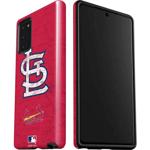 MLB St. Louis Cardinals - Solid Distressed Galaxy Note20 5G Pro Case