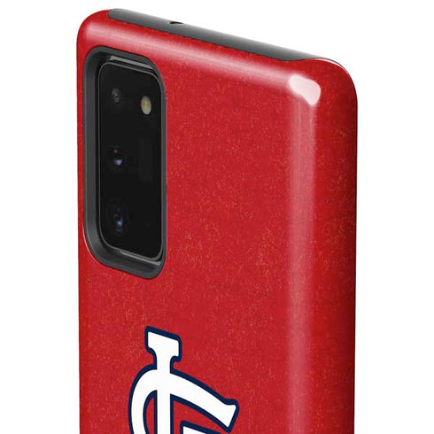 MLB St. Louis Cardinals - Solid Distressed Galaxy Note20 5G Pro Case