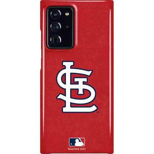 MLB St. Louis Cardinals - Solid Distressed Galaxy Note20 Ultra 5G Lite Case