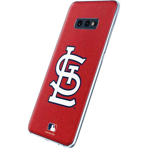 MLB St. Louis Cardinals - Solid Distressed Galaxy S10e Skin