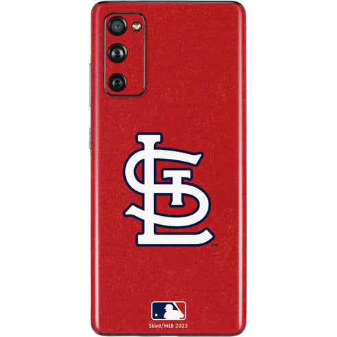 MLB St. Louis Cardinals - Solid Distressed Galaxy S20 Fan Edition Skin