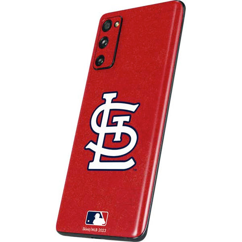 MLB St. Louis Cardinals - Solid Distressed Galaxy S20 Fan Edition Skin