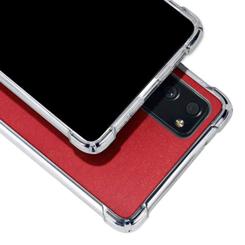 MLB St. Louis Cardinals - Solid Distressed Galaxy S20 FE Clear Case