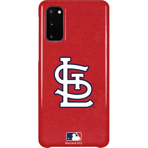 MLB St. Louis Cardinals - Solid Distressed Galaxy S20 Lite Case