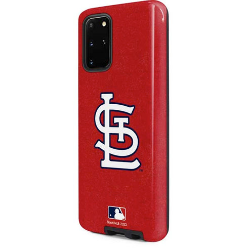 MLB St. Louis Cardinals - Solid Distressed Galaxy S20 Plus Pro Case