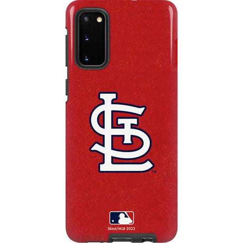 MLB St. Louis Cardinals - Solid Distressed Galaxy S20 Pro Case